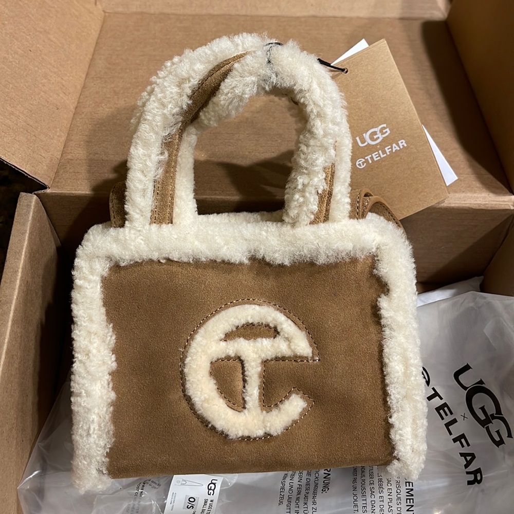 Ugg x Telfar small saddle bag